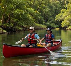 Water adventures canoeing Malaysia 