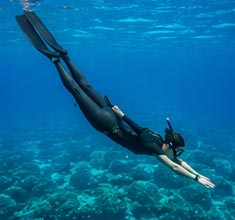 Water adventures Malaysia free diving