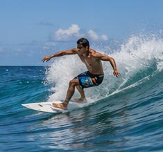 water adventures surfing seasonable malaysia